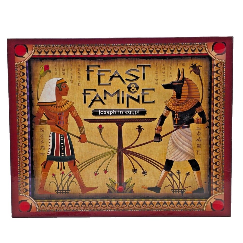 Feast or Famine Board Game Joseph in Egypt Family Biblical Game - Complete